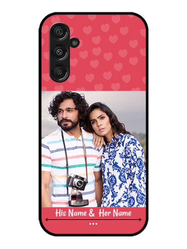 Custom Galaxy M34 5G Custom Metal Phone CaseSimple Love Design