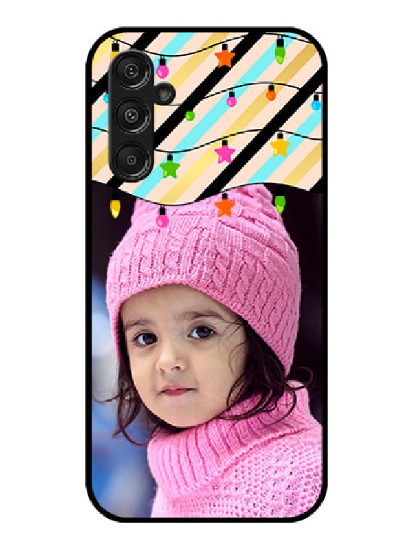 Custom Galaxy M34 5G Custom Metal Phone CaseLights Hanging Design