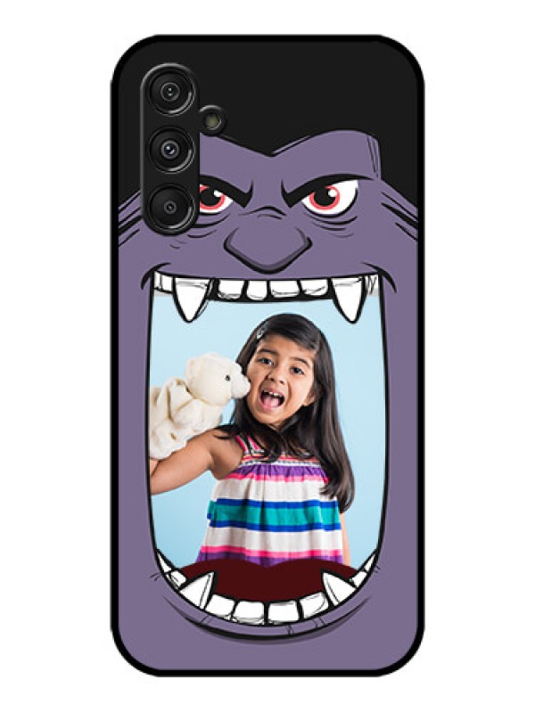 Custom Galaxy M34 5G Custom Metal Phone CaseAngry Monster Design