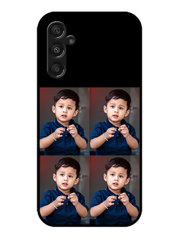 Custom Galaxy M34 5G Custom Metal Phone Case4 Image Holder Design