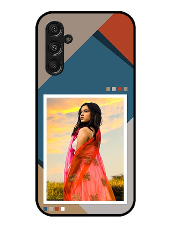 Custom Galaxy M34 5G Custom Metal Phone CaseRetro Color Pallet Design