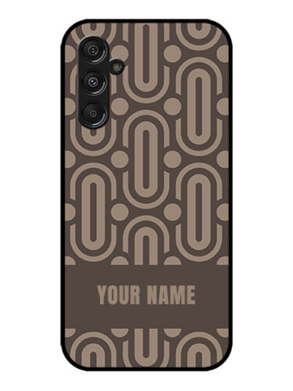 Custom Galaxy M34 5G Custom Metal Phone CaseCaptivating Zero Pattern Design