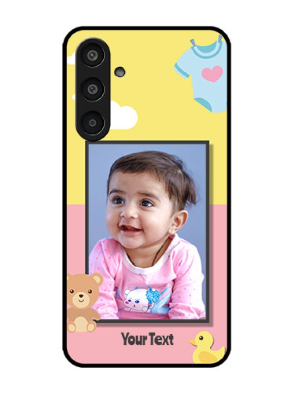 Custom Galaxy M35 5G Custom Metal Phone CaseKids 2 Color Design