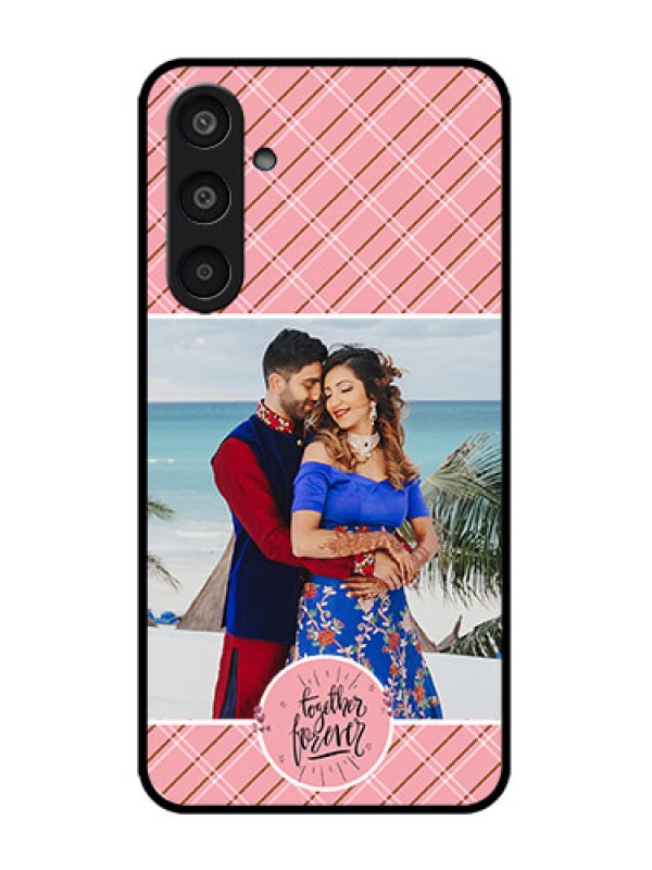 Custom Galaxy M35 5G Custom Metal Phone CaseTogether Forever Design