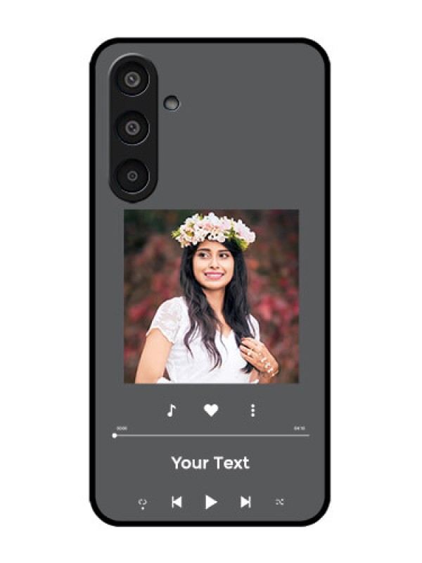 Custom Galaxy M35 5G Custom Metal Phone CasePlay The Music Design