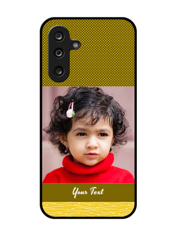 Custom Samsung Galaxy M36 5G Custom Metal Phone Case - Simple Green Color Design