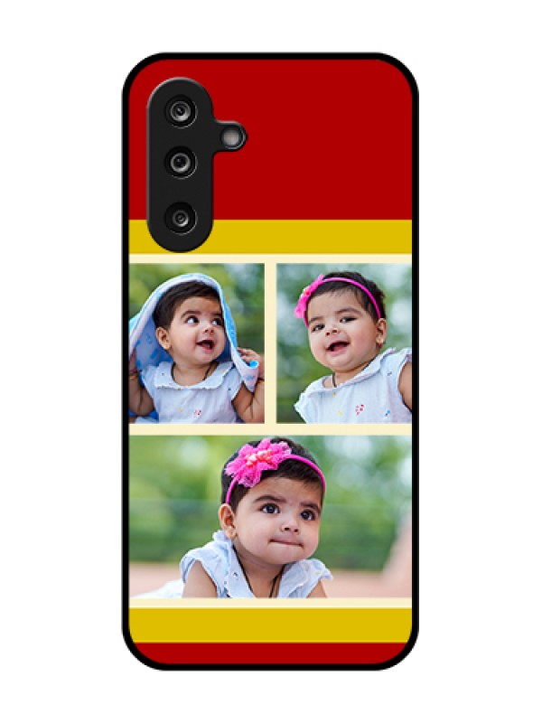 Custom Samsung Galaxy M36 5G Custom Metal Phone Case - Multiple Pic Upload Design