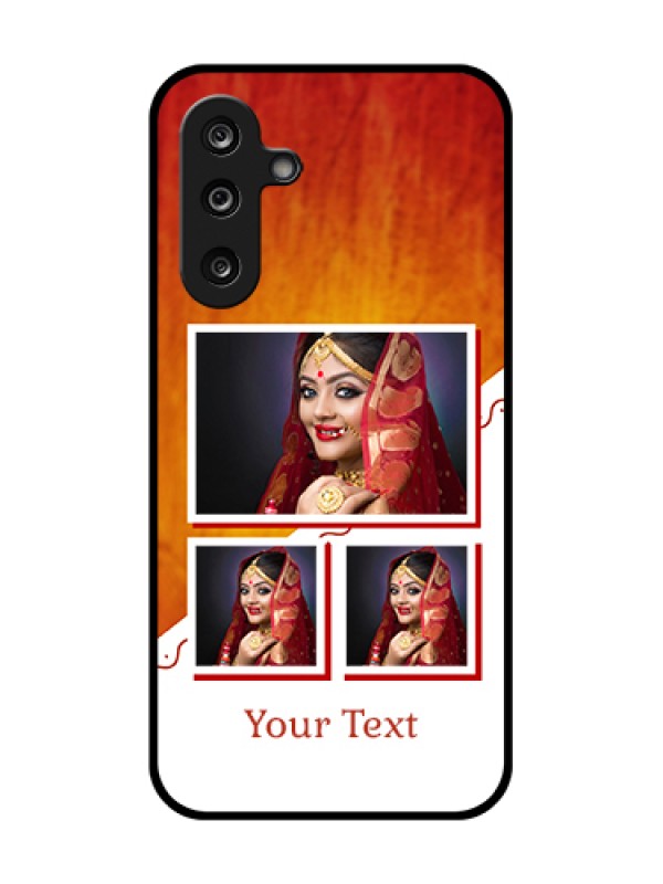 Custom Samsung Galaxy M36 5G Custom Metal Phone Case - Wedding Memories Design