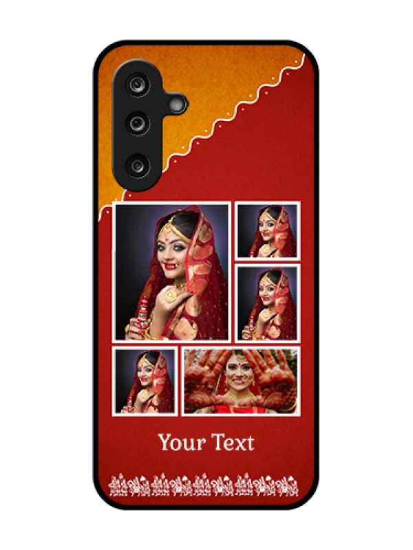 Custom Samsung Galaxy M36 5G Custom Metal Phone Case - Wedding Pic Upload Design