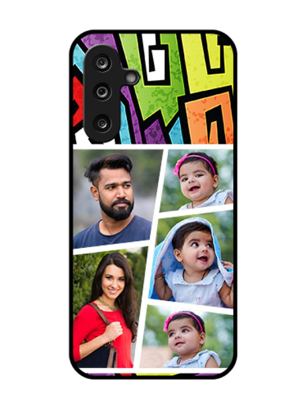 Custom Samsung Galaxy M36 5G Custom Metal Phone Case - Graffiti Pattern Design