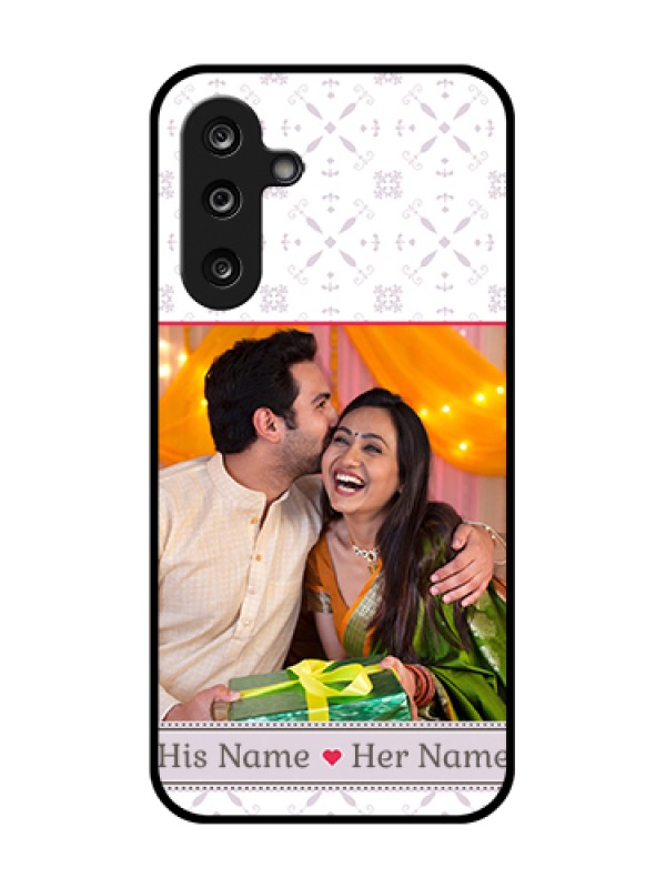 Custom Samsung Galaxy M36 5G Custom Metal Phone Case - With Photo And Ethnic Design