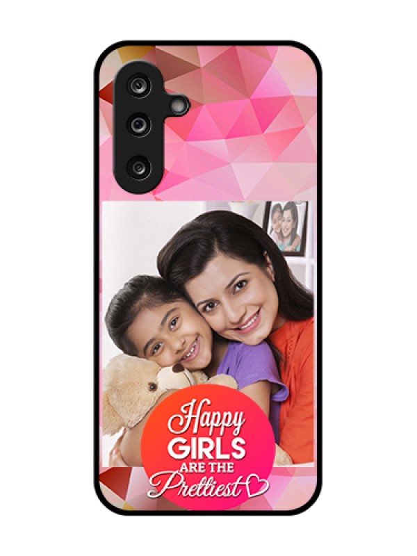 Custom Samsung Galaxy M36 5G Custom Metal Phone Case - Abstract Triangle Design