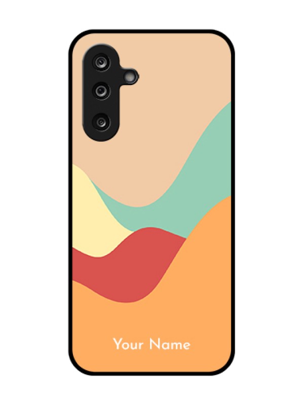 Custom Samsung Galaxy M36 5G Custom Metal Phone Case - Ocean Waves Multi - Colour Design