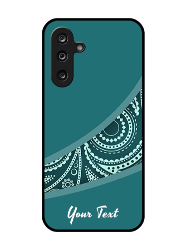 Custom Samsung Galaxy M36 5G Custom Metal Phone Case - Semi Visible Floral Design