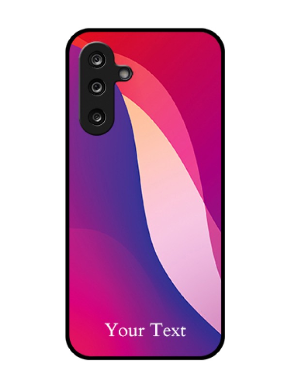 Custom Samsung Galaxy M36 5G Custom Metal Phone Case - Digital Abstract Overlap Design