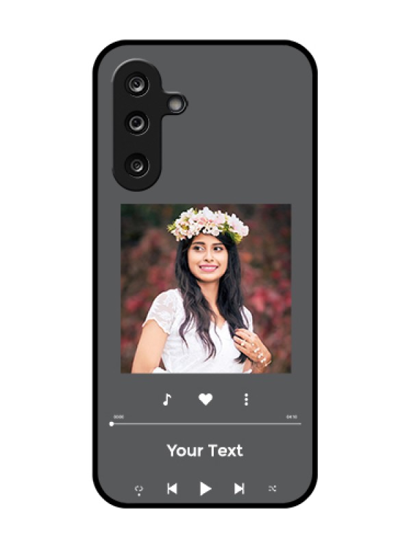 Custom Samsung Galaxy M36 5G Custom Metal Phone Case - Play The Music Design