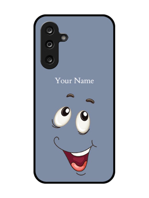 Custom Samsung Galaxy M36 5G Custom Metal Phone Case - Laughing Cartoon Face Design