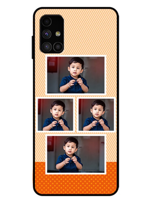 Custom Galaxy M51 Custom Metal Phone Case - Bulk Photos Upload Design