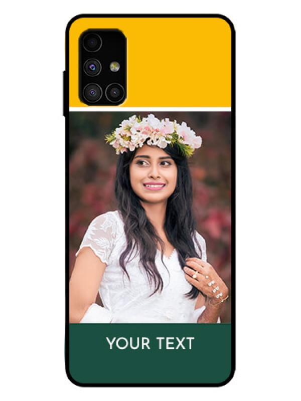 Custom Galaxy M51 Custom Metal Phone Case - Love You Design