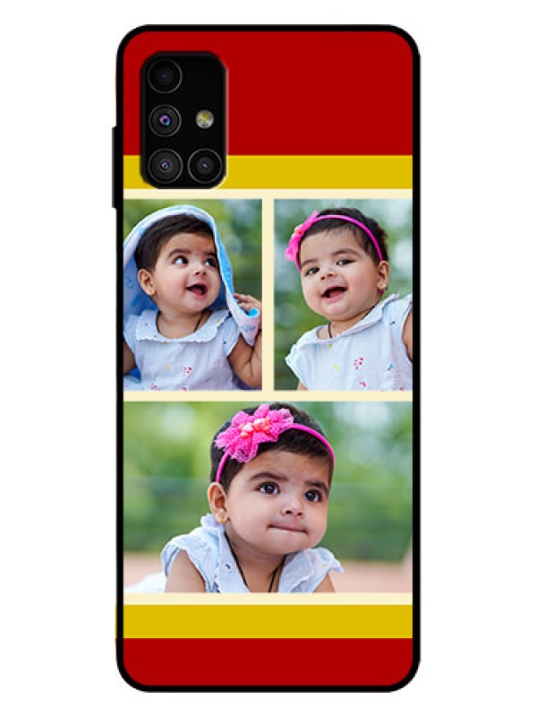 Custom Galaxy M51 Custom Metal Phone Case - Multiple Pic Upload Design