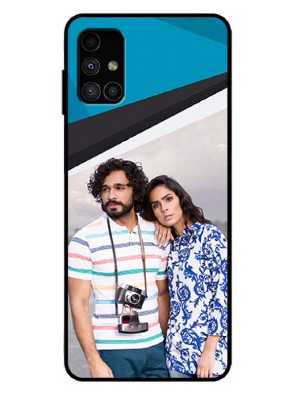 Custom Galaxy M51 Custom Metal Phone Case - Simple Pattern Photo Upload Design