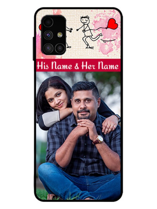 Custom Galaxy M51 Custom Metal Phone Case - You And Me Case Design