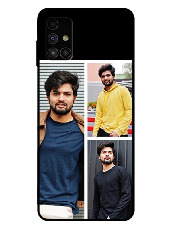Custom Galaxy M51 Custom Metal Phone Case - Upload Multiple Picture Design