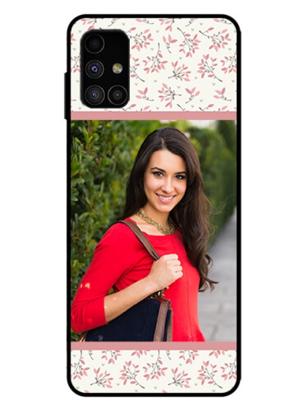 Custom Galaxy M51 Custom Metal Phone Case - Stunning Floral Design