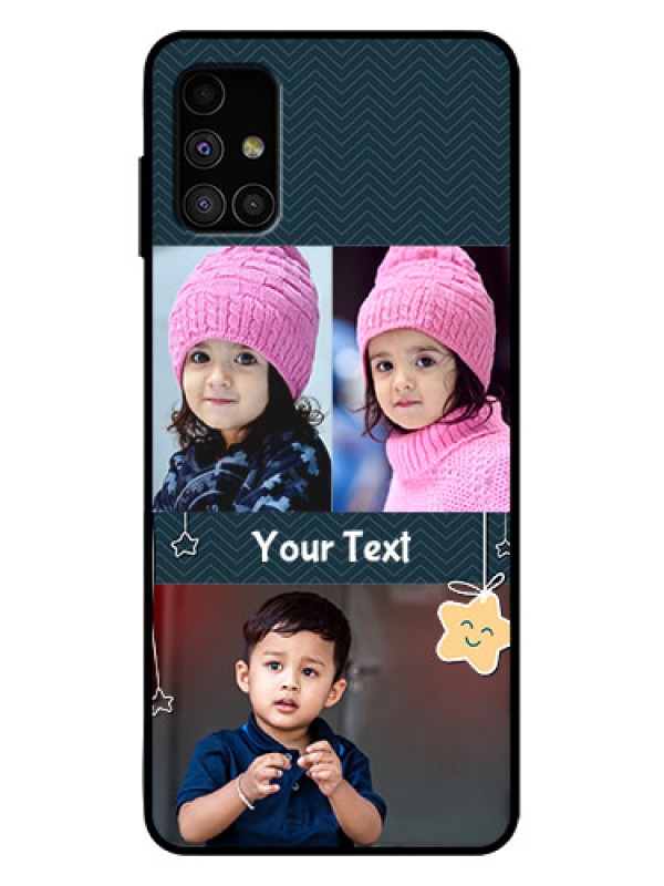 Custom Galaxy M51 Custom Metal Phone Case - Hanging Stars Design