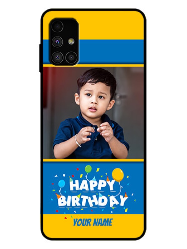 Custom Galaxy M51 Custom Metal Phone Case - Birthday Wishes Design