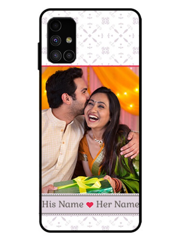 Custom Galaxy M51 Custom Metal Phone Case - With Photo And Ethnic Design