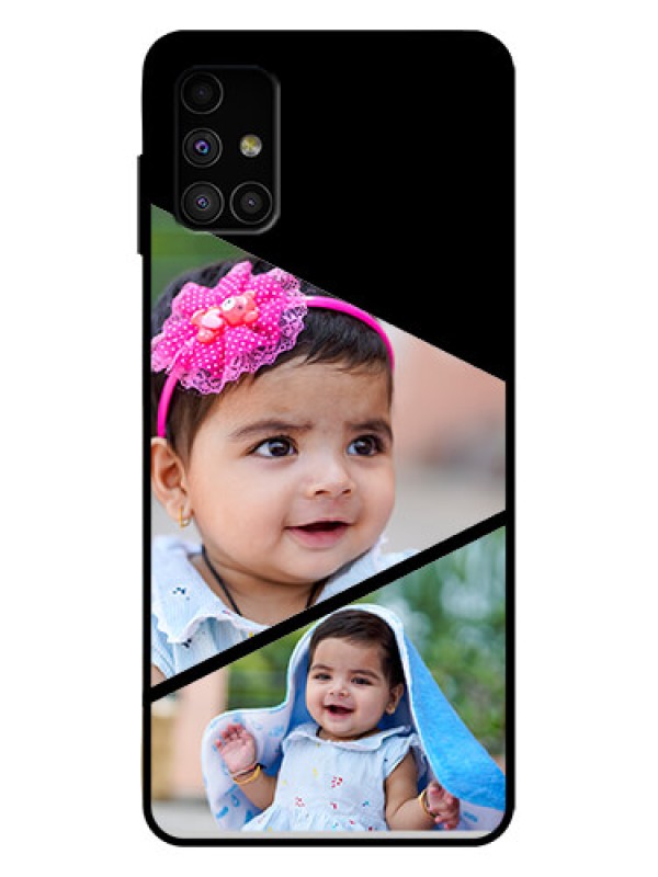 Custom Galaxy M51 Custom Metal Phone Case - Semi Cut Design