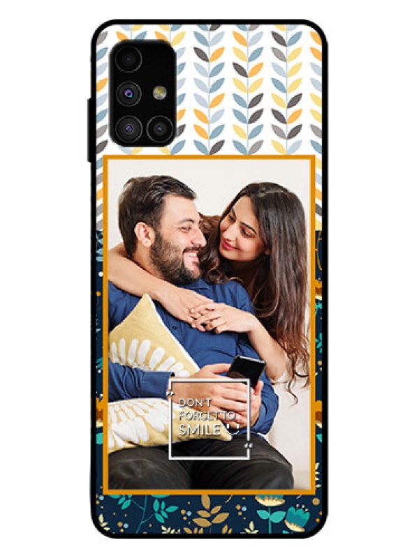 Custom Galaxy M51 Custom Metal Phone Case - Pattern Design