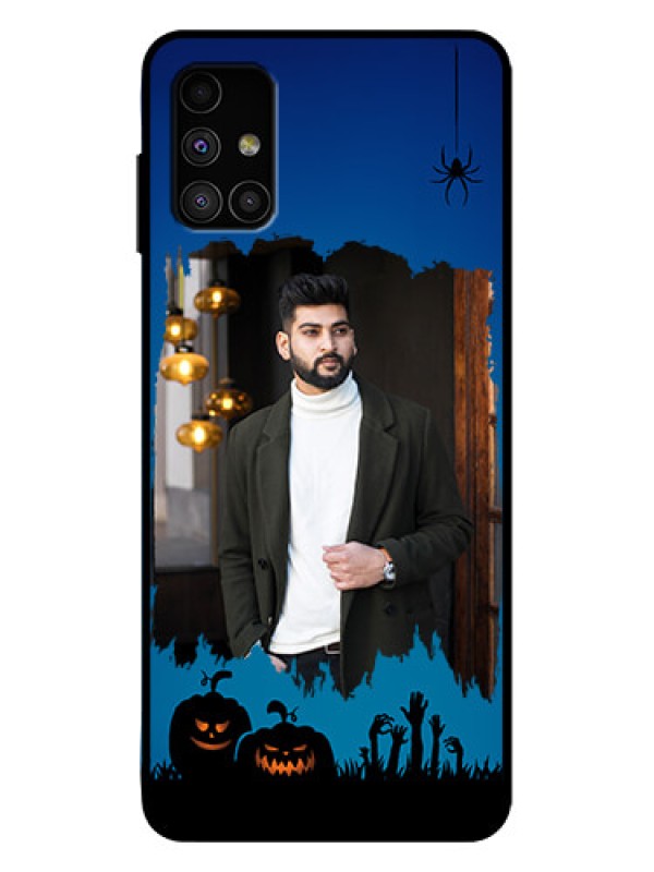 Custom Galaxy M51 Custom Metal Phone Case - With Pro Halloween Design