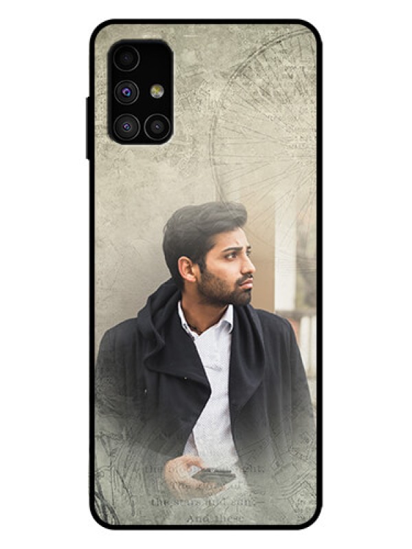 Custom Galaxy M51 Custom Metal Phone Case - With Vintage Design