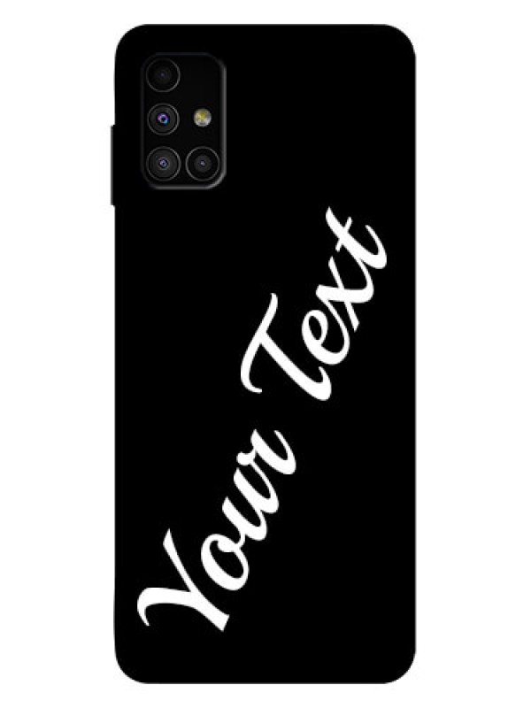 Custom Galaxy M51 Custom Metal Phone Case - With Your Name Design