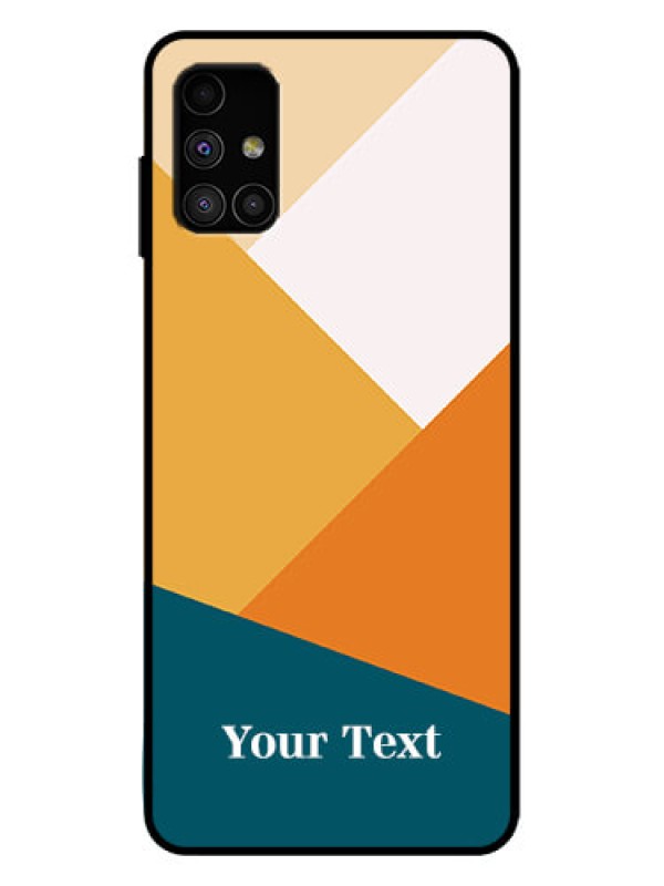 Custom Galaxy M51 Custom Metal Phone Case - Stacked Multi - Colour Design