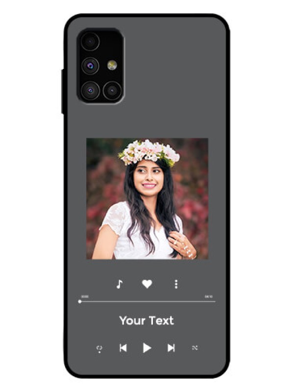 Custom Galaxy M51 Custom Metal Phone Case - Play The Music Design