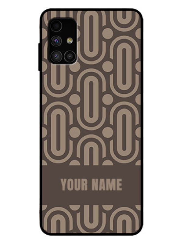 Custom Galaxy M51 Custom Metal Phone Case - Captivating Zero Pattern Design