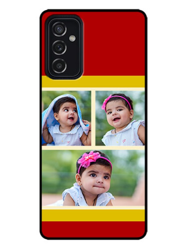 Custom Galaxy M52 5G Custom Metal Phone Case - Multiple Pic Upload Design