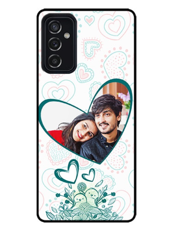 Custom Galaxy M52 5G Custom Metal Phone Case - Premium Couple Design