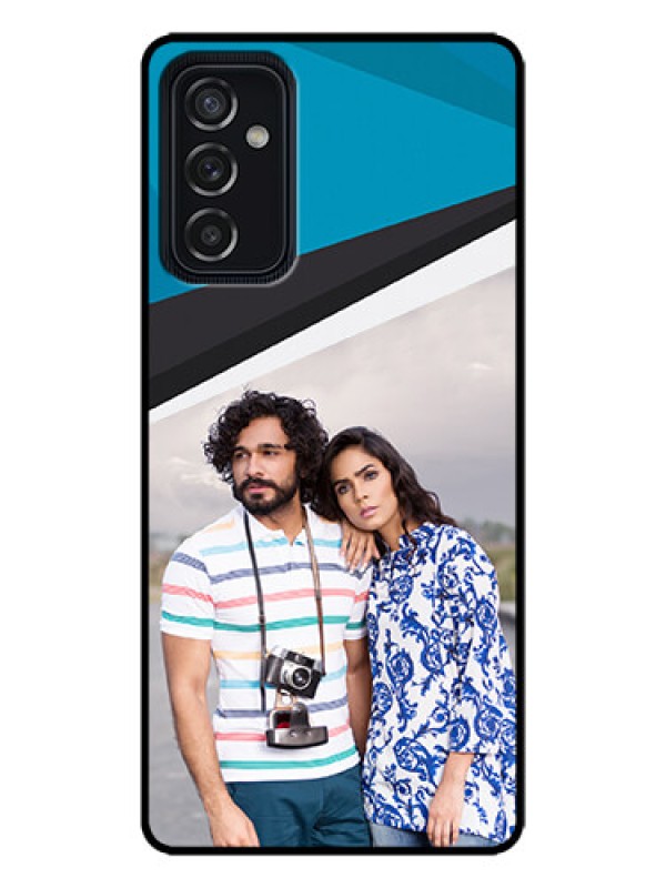 Custom Galaxy M52 5G Custom Metal Phone Case - Simple Pattern Photo Upload Design