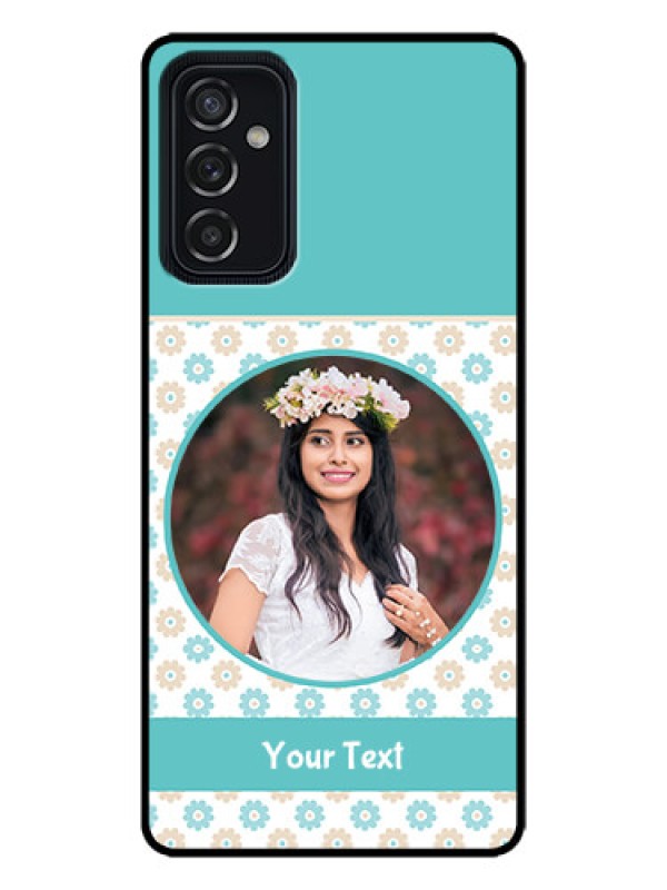 Custom Galaxy M52 5G Custom Metal Phone Case - Beautiful Flowers Design