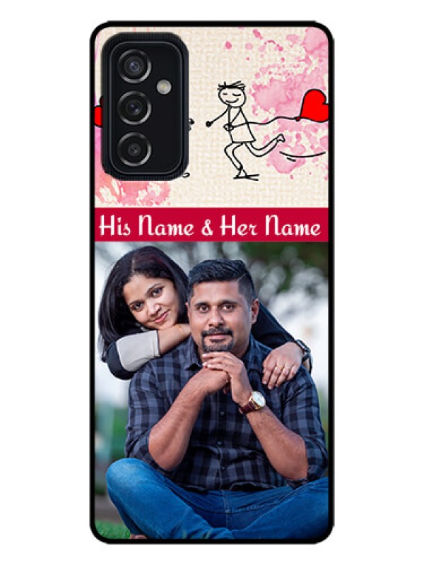 Custom Galaxy M52 5G Custom Metal Phone Case - You And Me Case Design