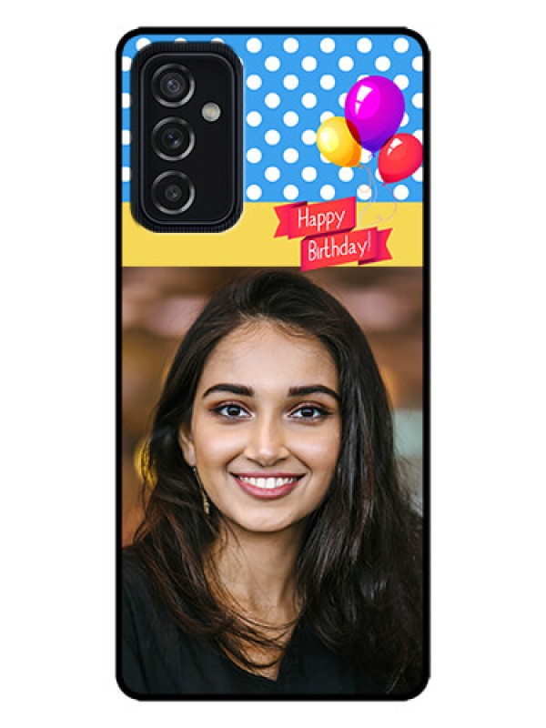 Custom Galaxy M52 5G Custom Metal Phone Case - Happy Birthday Design
