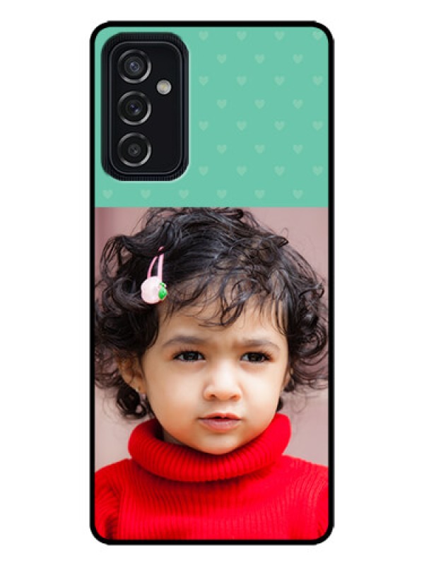 Custom Galaxy M52 5G Custom Metal Phone Case - Lovers Picture Design