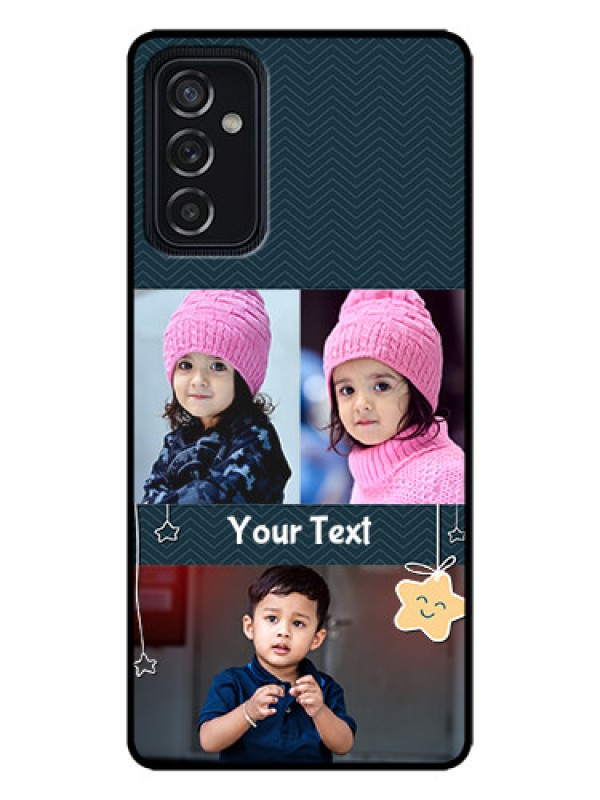 Custom Galaxy M52 5G Custom Metal Phone Case - Hanging Stars Design