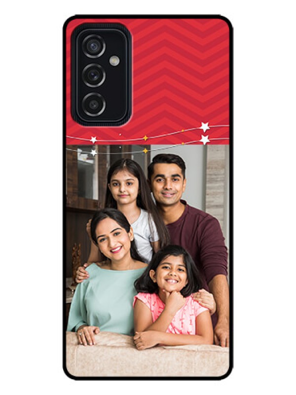 Custom Galaxy M52 5G Custom Metal Phone Case - Happy Family Design