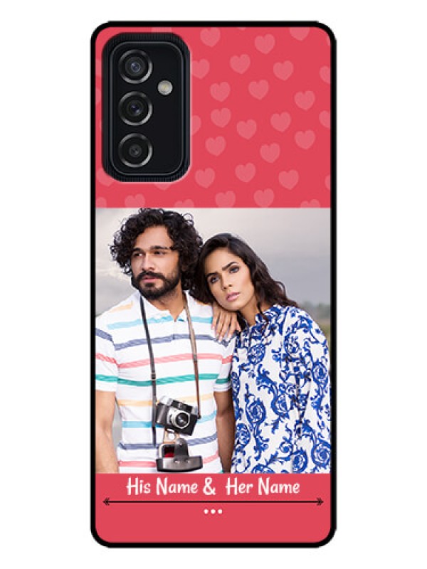 Custom Galaxy M52 5G Custom Metal Phone Case - Simple Love Design