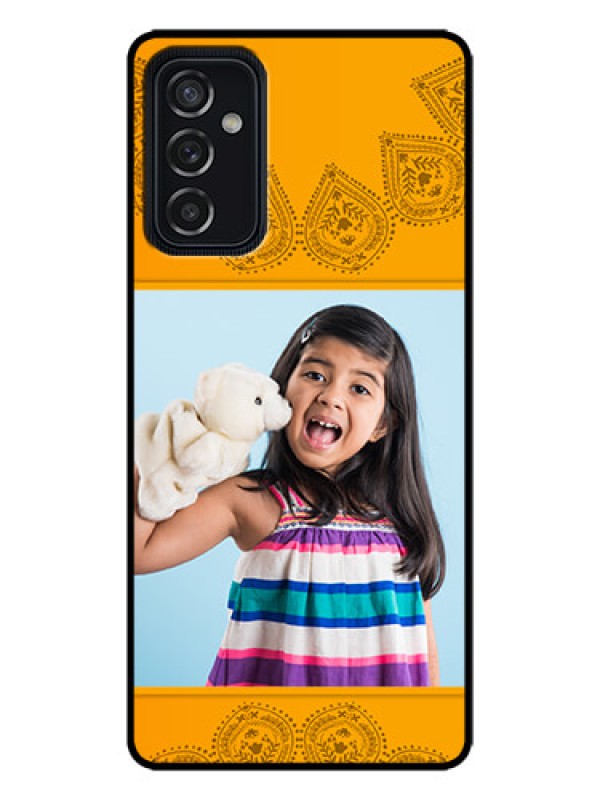 Custom Galaxy M52 5G Custom Metal Phone Case - Photo Wedding Design